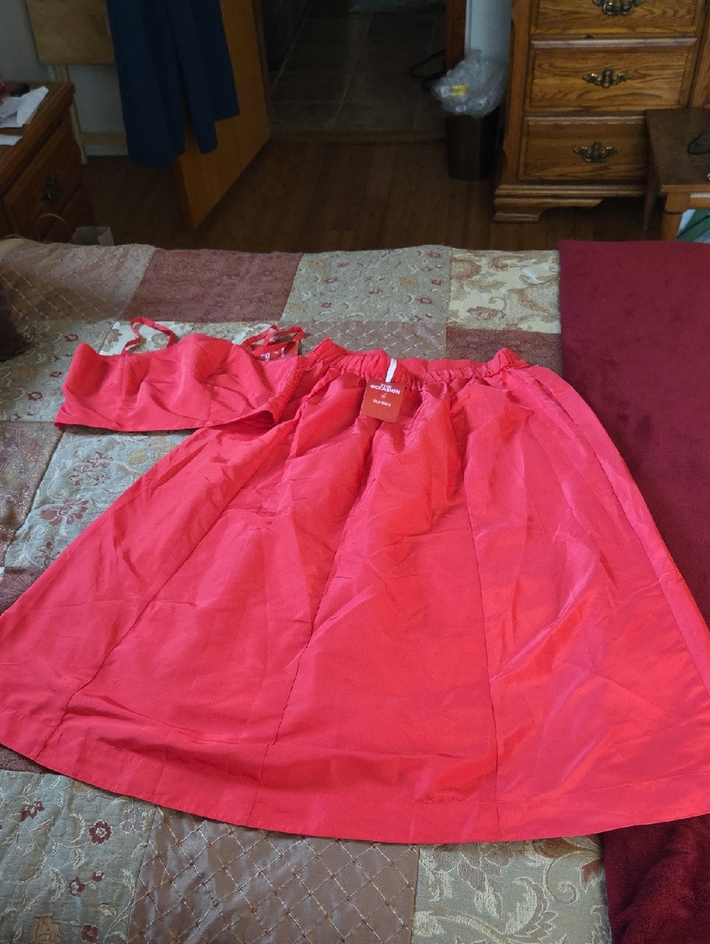 Old Navy Bright Colored Midi Skirt Set